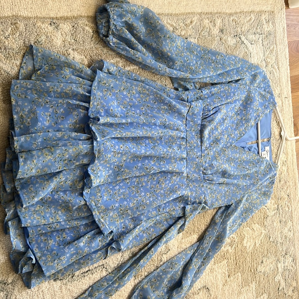 Lightweight blue dress